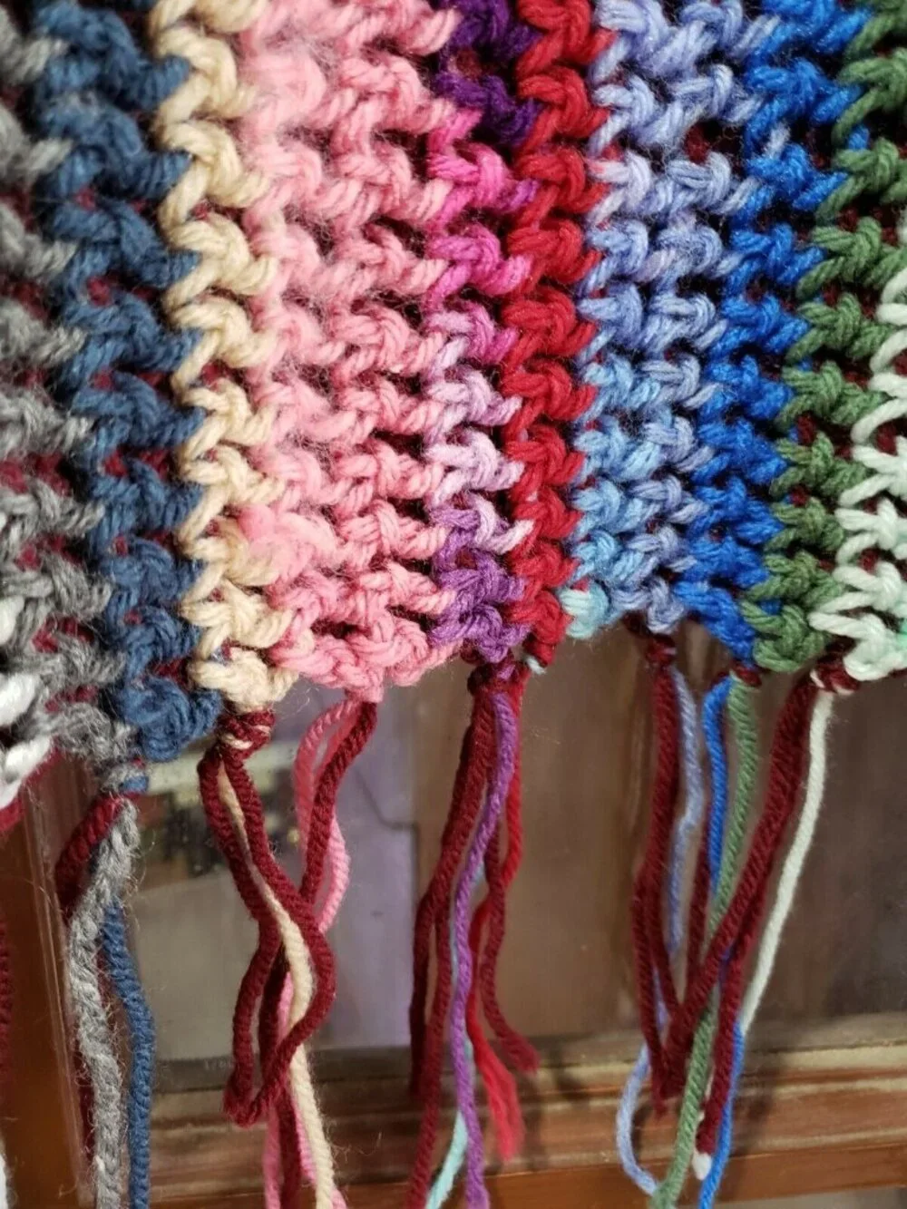 Vintage Boho 58X34 Crochet Afghan Throw Blanket 5